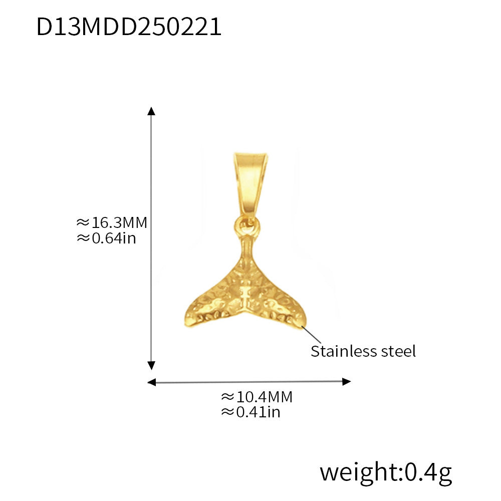 316L Stainless Steel Gold Pendant Necklace Charm Collection