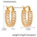 Gold CZ Earrings (F505) / Default