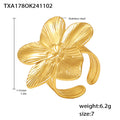 TXA178- Gold Flower Ring-7