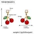 TXF407- Gold Earrings