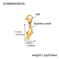 Gold / Accent Charm Pendant (D358)