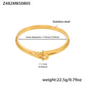 Z482- Golden Cross Bracelet
