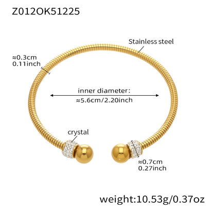 Gold 18k gold plated thin open bangle: 5.6cm inner diameter 10.53g weight