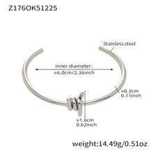 Silver 18k gold plated thin open bangle: 6.0cm inner diameter 14.49g weight coil detail