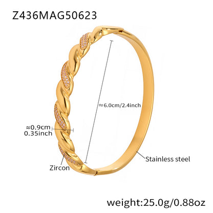 18k-gold-stainless-steel-braid-pink-zircon-bangle-spec-z436mag50623