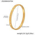 Z028 - Gold Zircon Bracelet