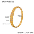 Z459 Gold Zircon Bracelet