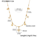 Gold Necklace40+5cm (P723) / Default