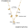 Gold Necklace41+5cm (P732) / Default