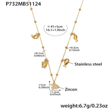 316L Stainless Steel 18K Gold PVD Starburst Pavé Zircon Pendant Necklace