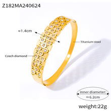 316L Stainless Steel 18K PVD Gold Geometric Bangle made with 316L stainless steel and 18K PVD gold finish for wholesale jewelry buyers - image 13