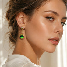 316L Stainless Steel 18K PVD Gold Colorful Glass Stone Earrings made with 316L stainless steel and 18K PVD gold finish for wholesale jewelry buyers - image 14