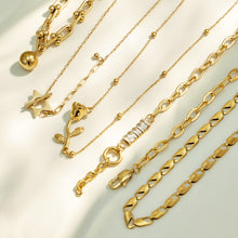 316L Stainless Steel 18K PVD Gold Geometric Pendant Necklace Set made with 316L stainless steel and 18K PVD gold finish for wholesale jewelry buyers - image 17