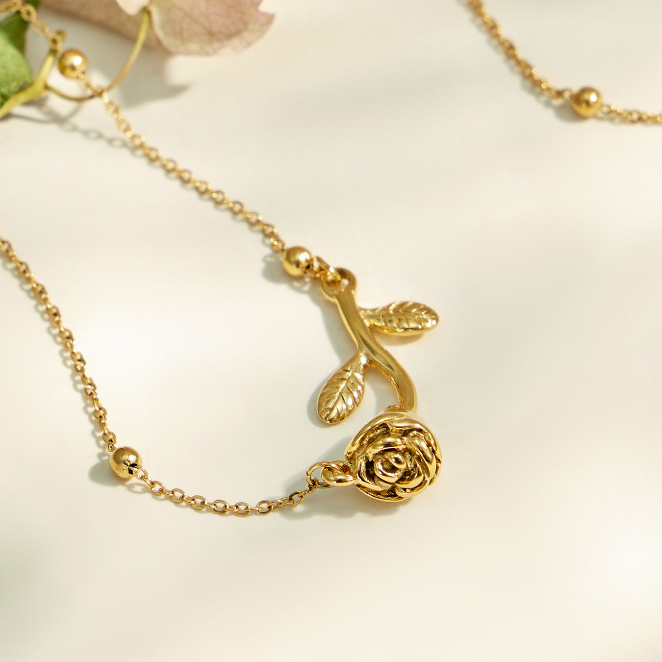 316L Stainless Steel 18K PVD Gold Geometric Pendant Necklace Set made with 316L stainless steel and 18K PVD gold finish for wholesale jewelry buyers - image 18
