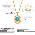 Sea Blue Glass Zircon / 5cm