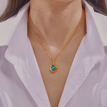 316L Stainless Steel 18K PVD Gold Colorful Zircon Earrings and Necklace Collection made with 316L stainless steel and 18K PVD gold finish for wholesale jewelry buyers - image 20