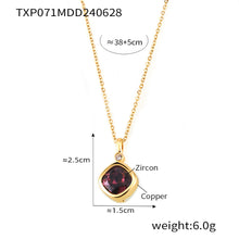 316L Stainless Steel 18K PVD Gold Colorful Zircon Earrings and Necklace Collection made with 316L stainless steel and 18K PVD gold finish for wholesale jewelry buyers - image 27