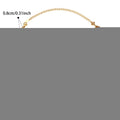 Champagne Zircon Gold Necklace 32+12cm (TXP599) / Default