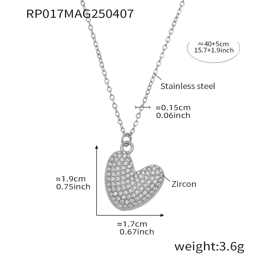 Steel letter V initial necklace size card in 316L stainless steel by Miduoduo Jewelry for personalized jewelry buyers