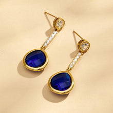 316L Stainless Steel 18K PVD Gold Colorful Glass Stone Earrings made with 316L stainless steel and 18K PVD gold finish for wholesale jewelry buyers - image 6