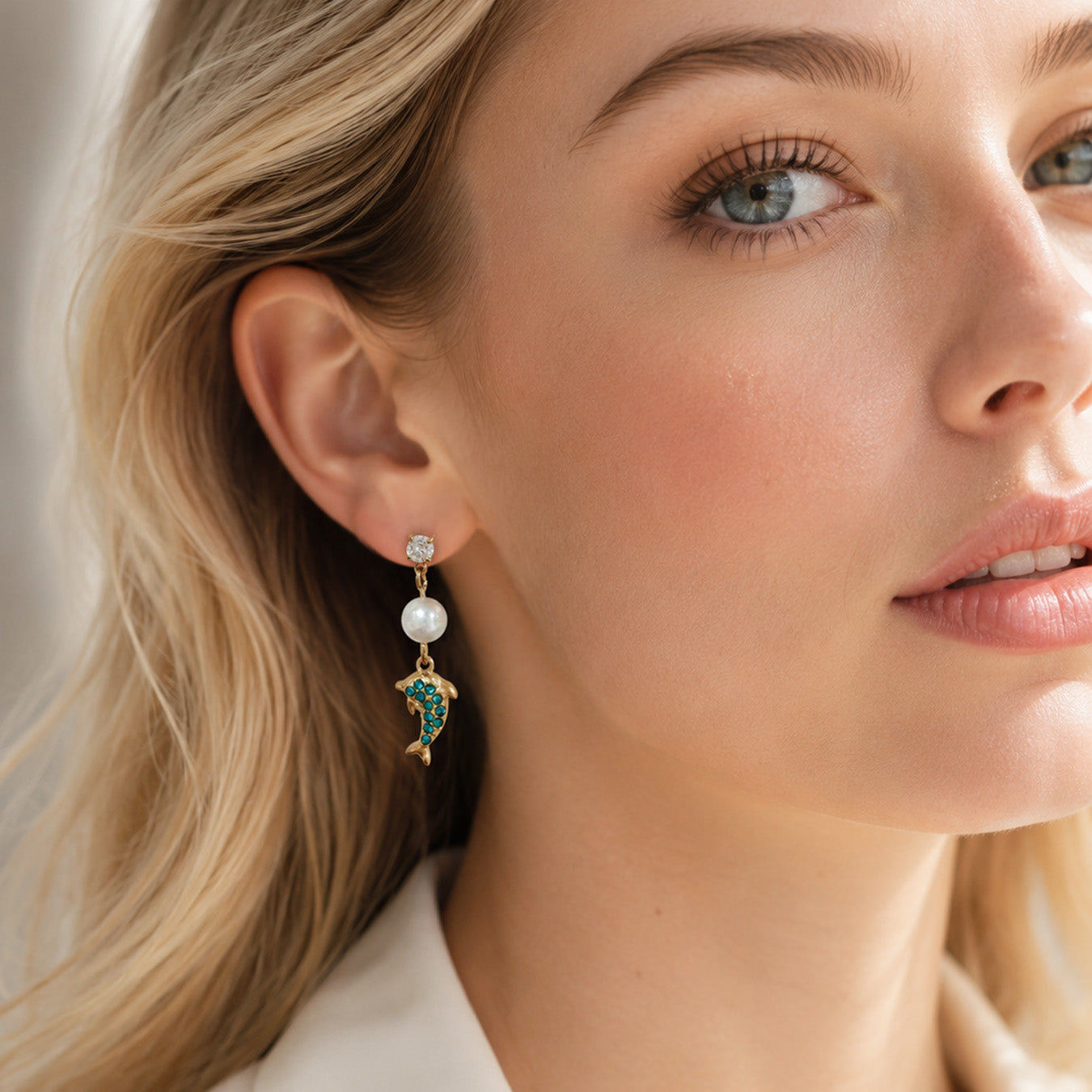 316L Stainless Steel 18K PVD Gold Ocean Series Earrings made with 316L stainless steel and 18K PVD gold finish for wholesale jewelry buyers - image 7
