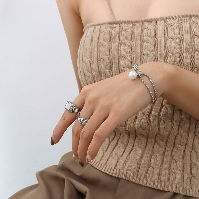 316L Stainless Steel 18K PVD Gold Chain Bracelet