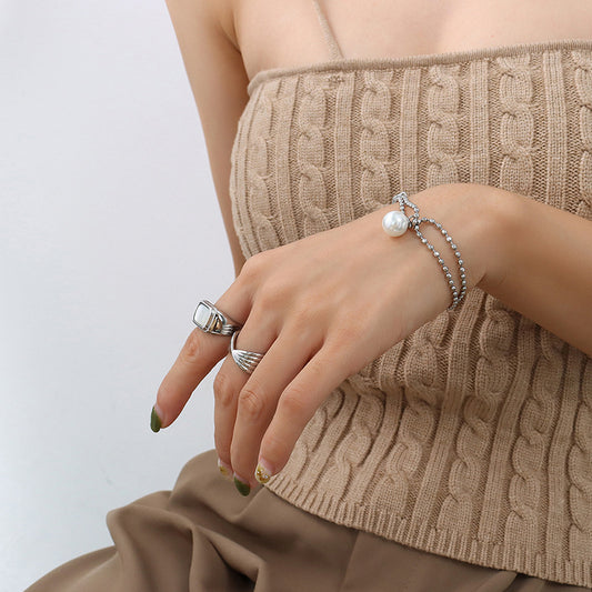 316L Stainless Steel 18K PVD Gold Chain Bracelet