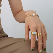 316L Stainless Steel 18K PVD Gold Chain Bracelet