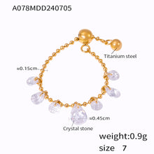 316L Stainless Steel 18K PVD Gold Minimalist Pendant Ring made with 316L stainless steel and 18K PVD gold finish for wholesale jewelry buyers - image 6