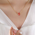 Gold / July Red Zircon
