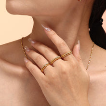 316L Stainless Steel 18K PVD Gold Adjustable Ring made with 316L stainless steel and 18K PVD gold finish for wholesale jewelry buyers - image 4
