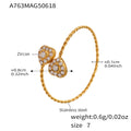 Gold / 5A Zircon Heart (Style A)
