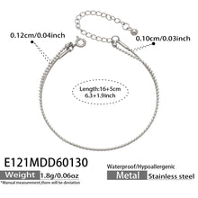 316L Stainless Steel 18K Gold Plated Chic Layered Flat Snake & Rice Bead Bracelet - Image 11