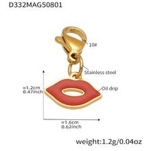 316L Stainless Steel 18K Gold Plated DIY Enamel Charm Customizable Clavicle Necklace - Image 4