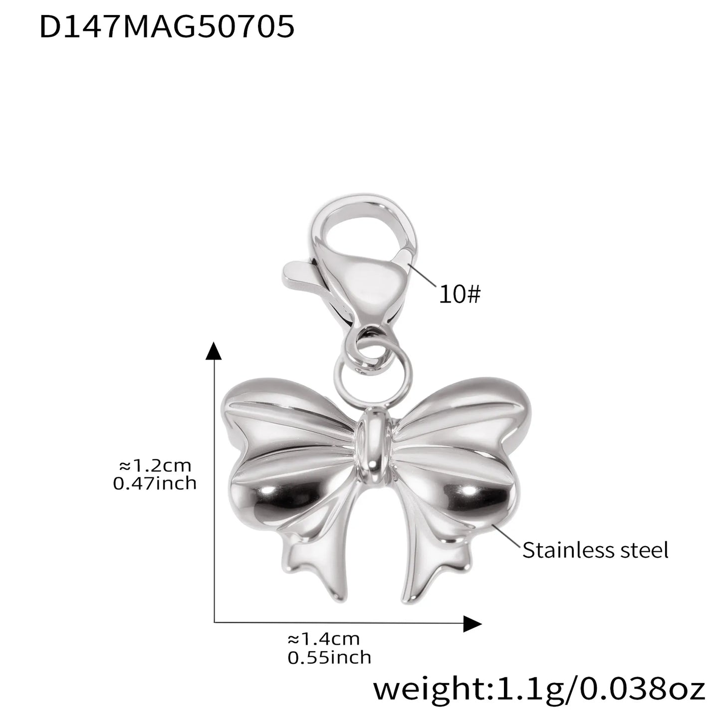 316L Stainless Steel 18K Gold Plated DIY Heart & Bear Charm Bracelet Set - Image 28