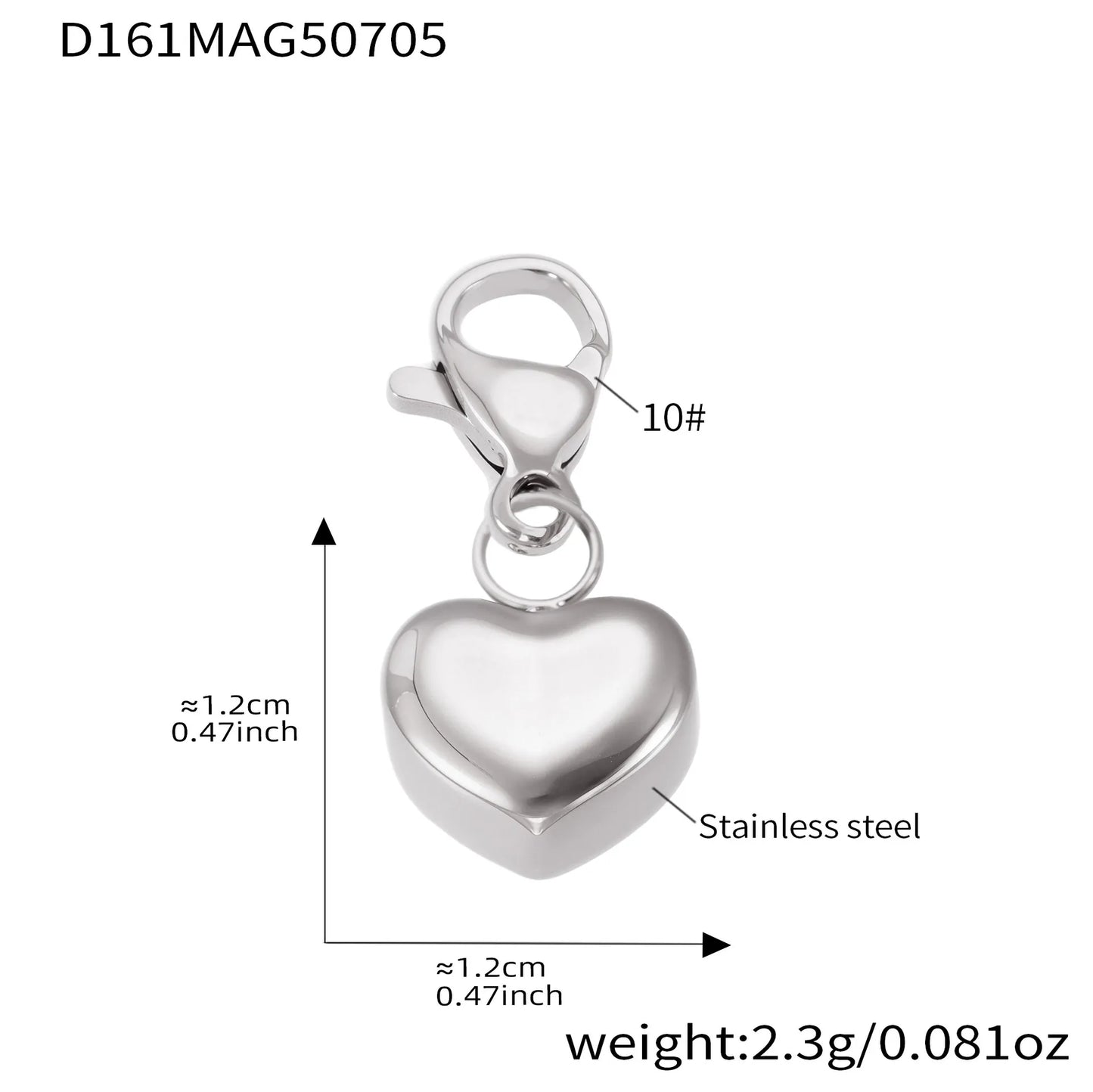 316L Stainless Steel 18K Gold Plated DIY Heart & Bear Charm Bracelet Set - Image 29