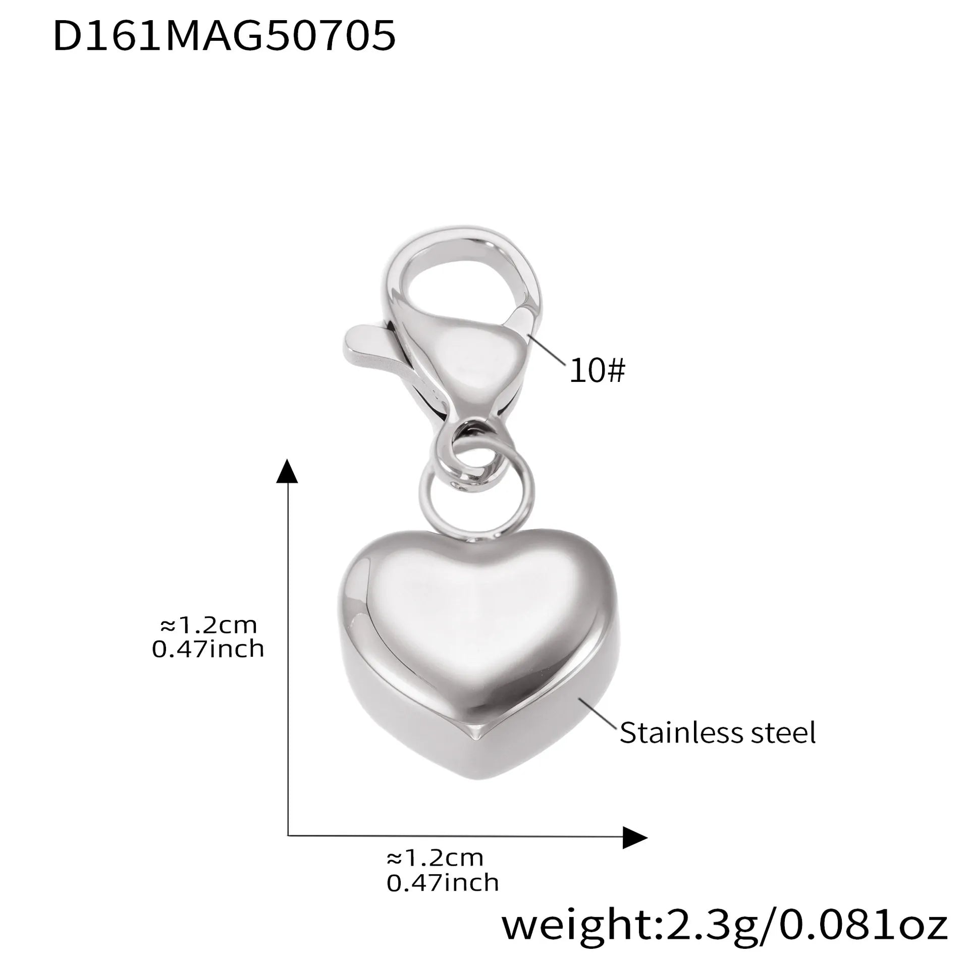 316L Stainless Steel 18K Gold Plated DIY Heart & Bear Charm Bracelet Set - Image 29