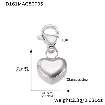316L Stainless Steel 18K Gold Plated DIY Heart & Bear Charm Bracelet Set - Image 29