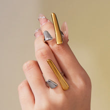 316L Stainless Steel 18K Gold Plated Fashionable Open Ring - Image 10