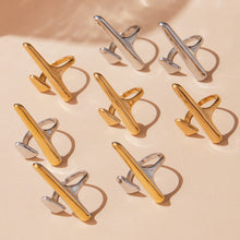 316L Stainless Steel 18K Gold Plated Fashionable Open Ring - Image 11