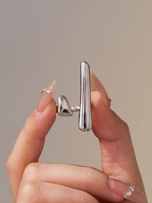 316L Stainless Steel 18K Gold Plated Fashionable Open Ring - Image 3