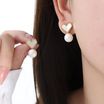 316L Stainless Steel 18K Gold Plated French Heart Collection - Image 2