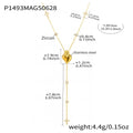 Gold / Heart Zircon