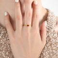 Gold Brown Zircon / Size 6