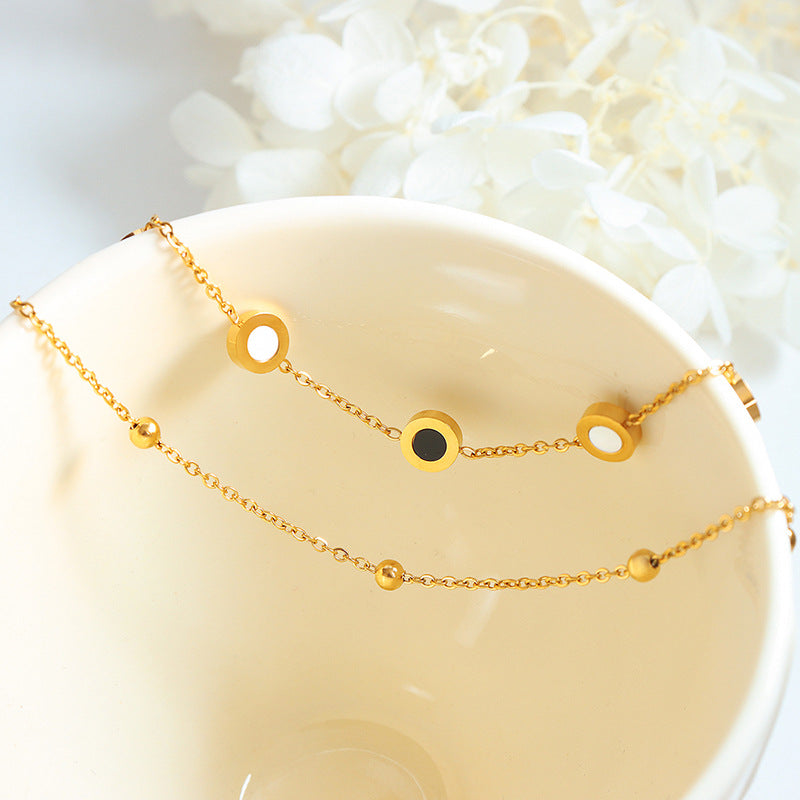 316L Stainless Steel 18K Gold Plated Minimalist Designer Bracelet - Image 4