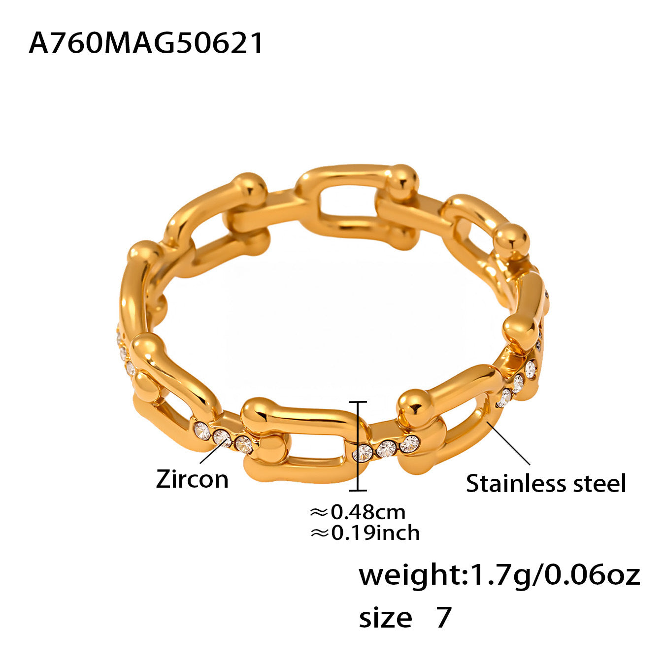 316L Stainless Steel 18K Gold Plated Minimalist Heart Delicate Chain Bracelet - Image 11