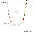 Natural Stone Necklace / 40+5cm