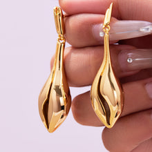 316L Stainless Steel 18K Gold Plated Ocean-Inspired Conch Pendant Earrings - Image 10
