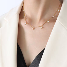 316L Stainless Steel 18K Gold Plated Vintage Freshwater Pearl Necklace - Image 4