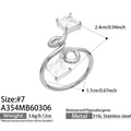 Steel / Ring Size 7 (A354A7)